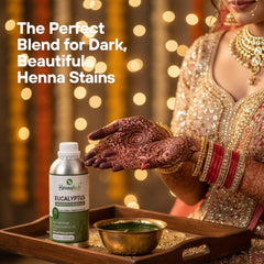 Pure Eucalyptus Oil for Henna Artist | 1000ml Pack