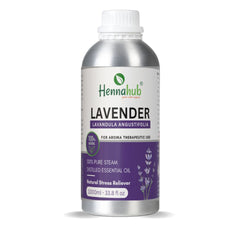 Pure Lavender Essential Oil 1000ml Pack, Purity 95% | For Henna Artist