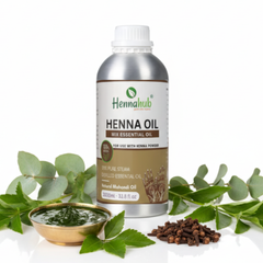 Pure Henna Mix Oil for Henna Artist | 1000ml Pack | For Extra Dark Stain