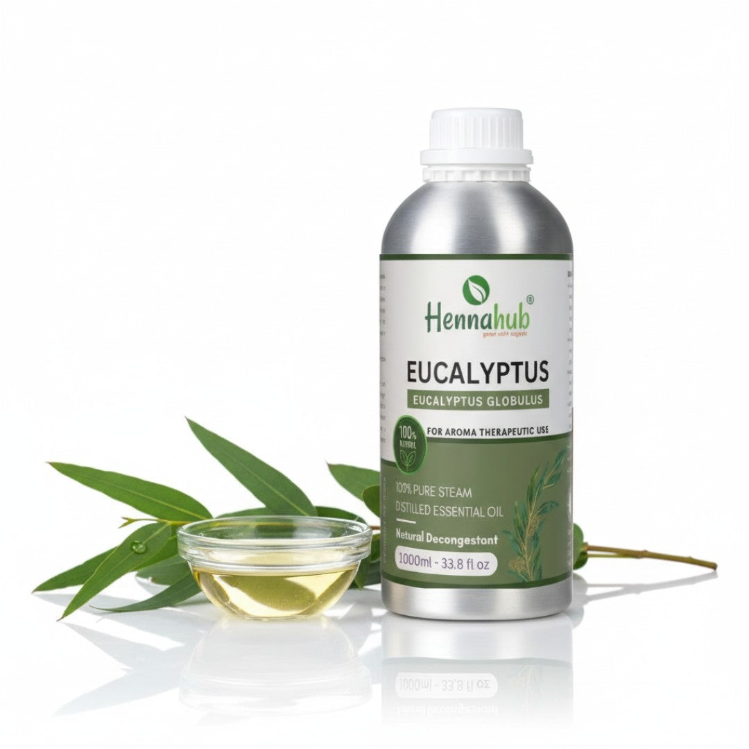 Pure Eucalyptus Oil for Henna Artist | 1000ml Pack