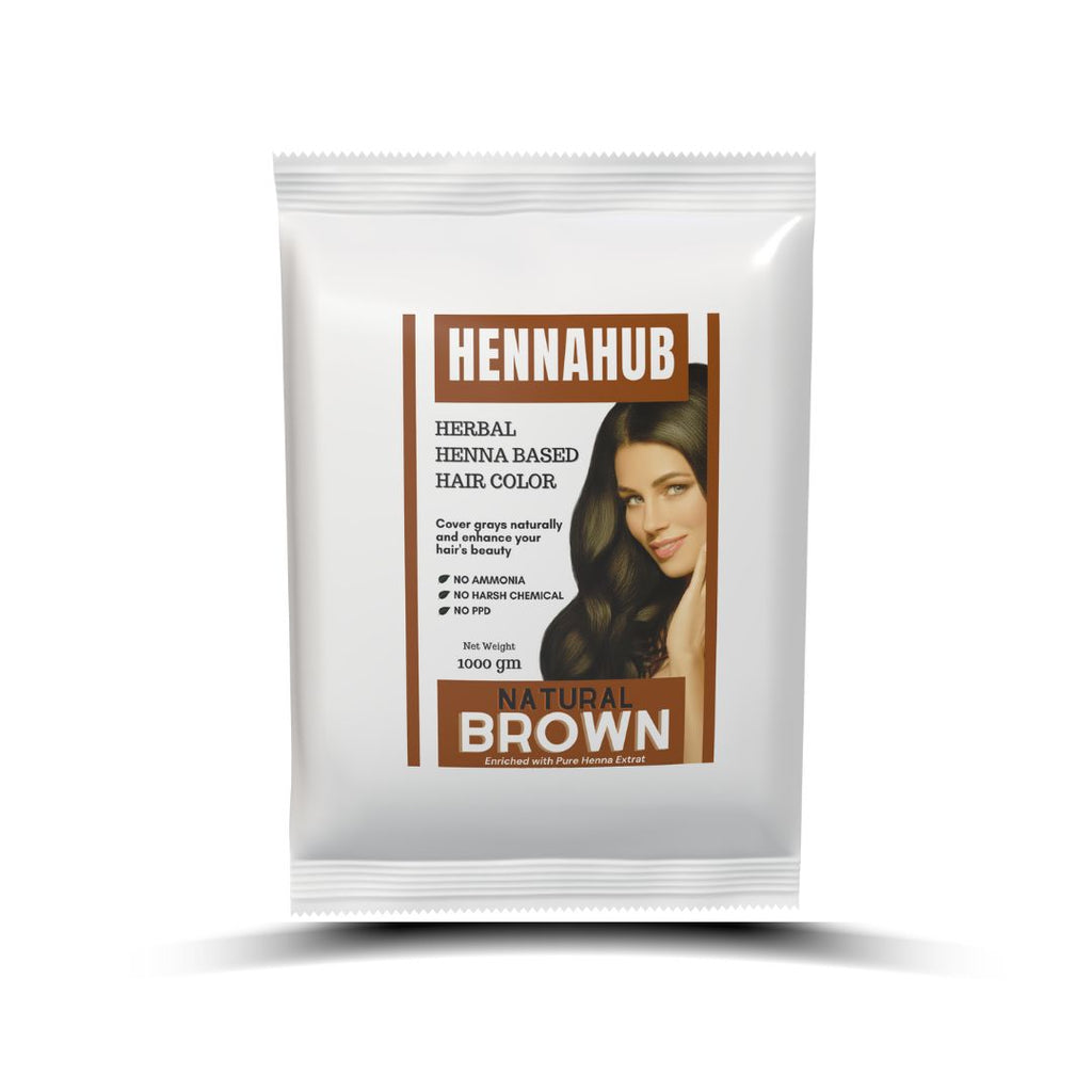 Natural Brown Henna powder for hair | 1 kg Pack | Ammonia Free