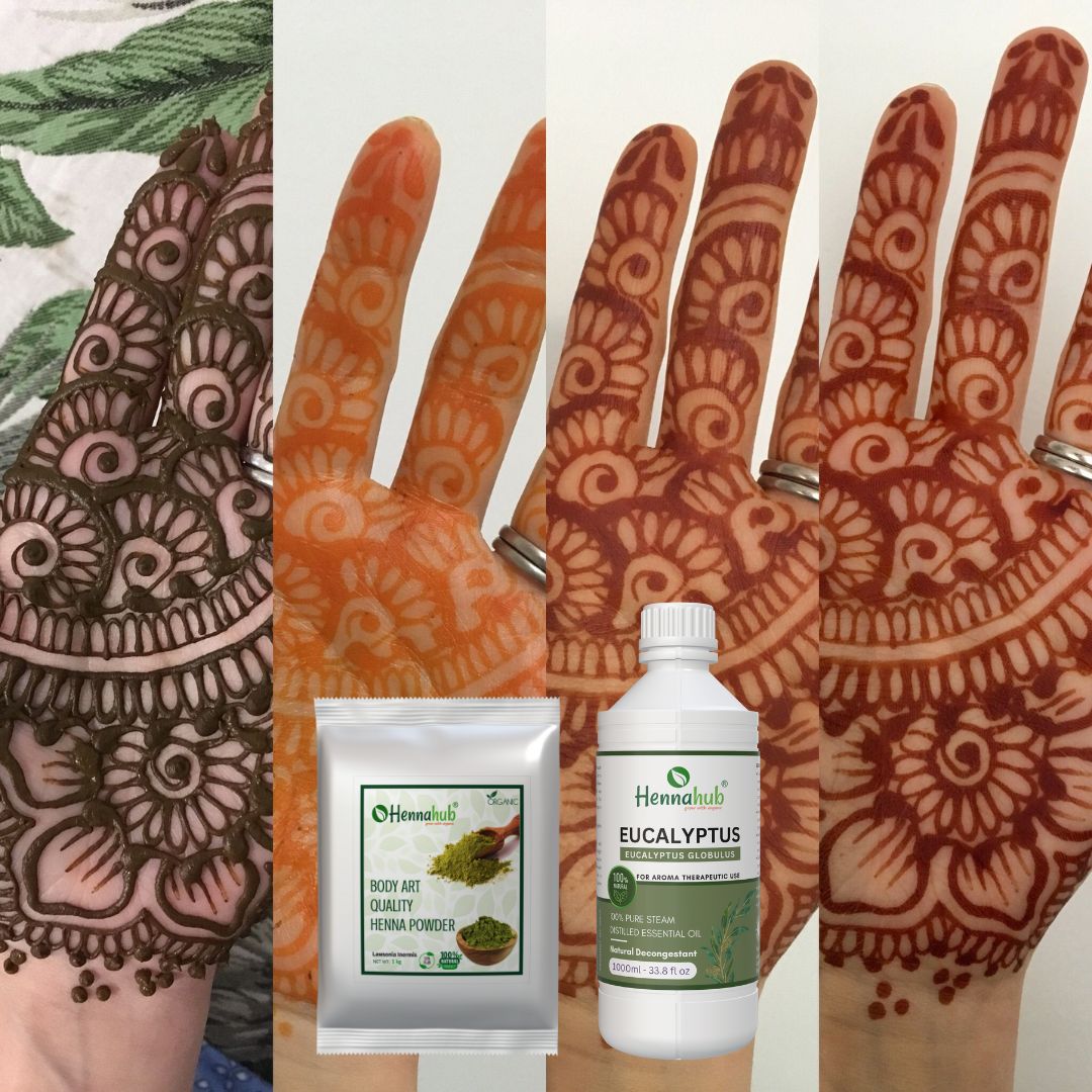 Pure Eucalyptus Oil for Henna Artist | 1000ml Pack