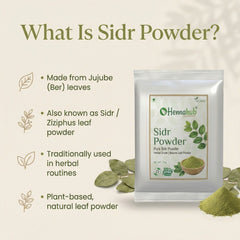 Pure Sidr Powder (Jujube powder, Ber leaf powder) | 1 kg x 10 pack