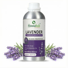 Pure Lavender Essential Oil 1000ml Pack, Purity 95% | For Henna Artist